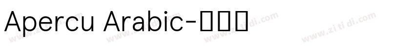 Apercu Arabic字体转换